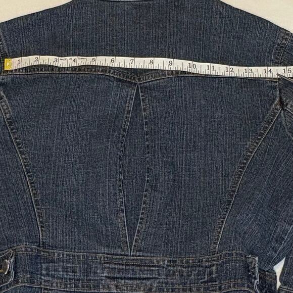 Vintage High Sierra Y2K Fitted Denim Jacket Women’s S Blue - Picture 12 of 13